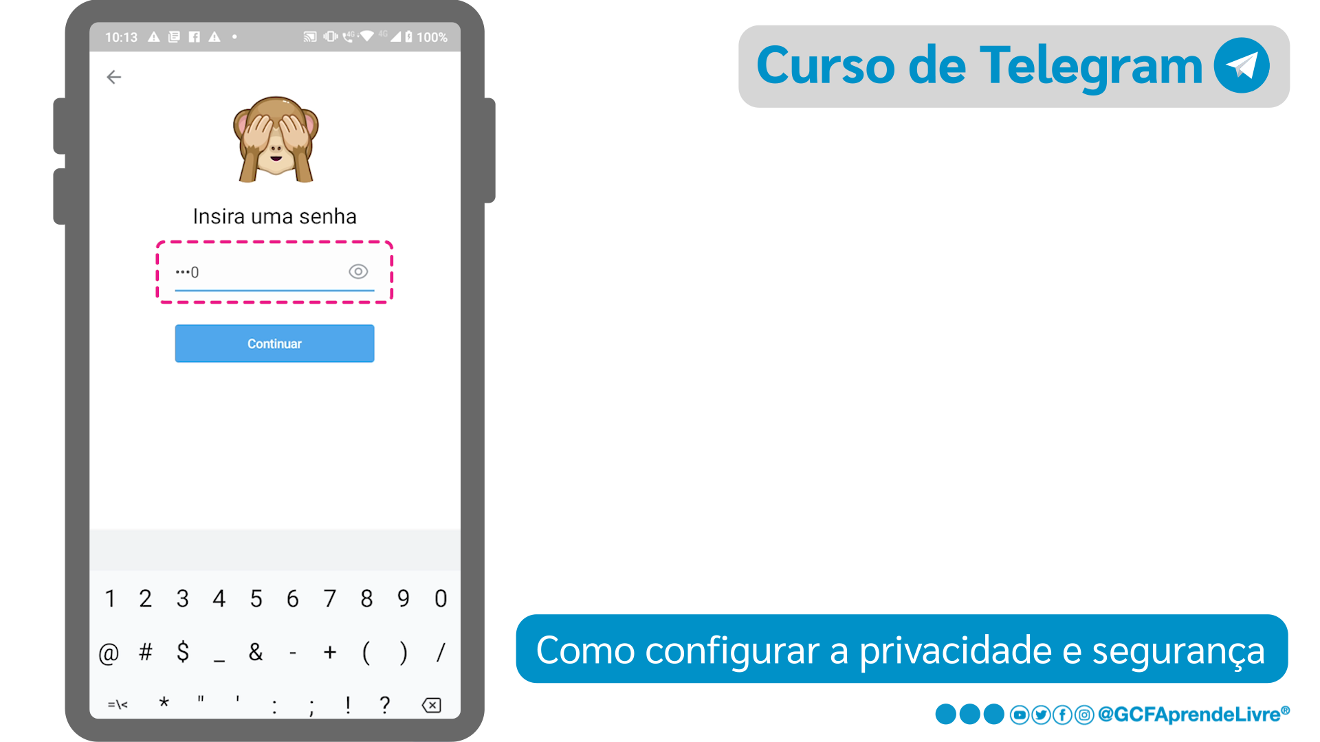 Como ativar a verificação em duas etapas no Telegram - passo 2